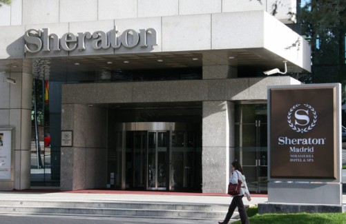 Letras corpóreas para Hotel Sheraton